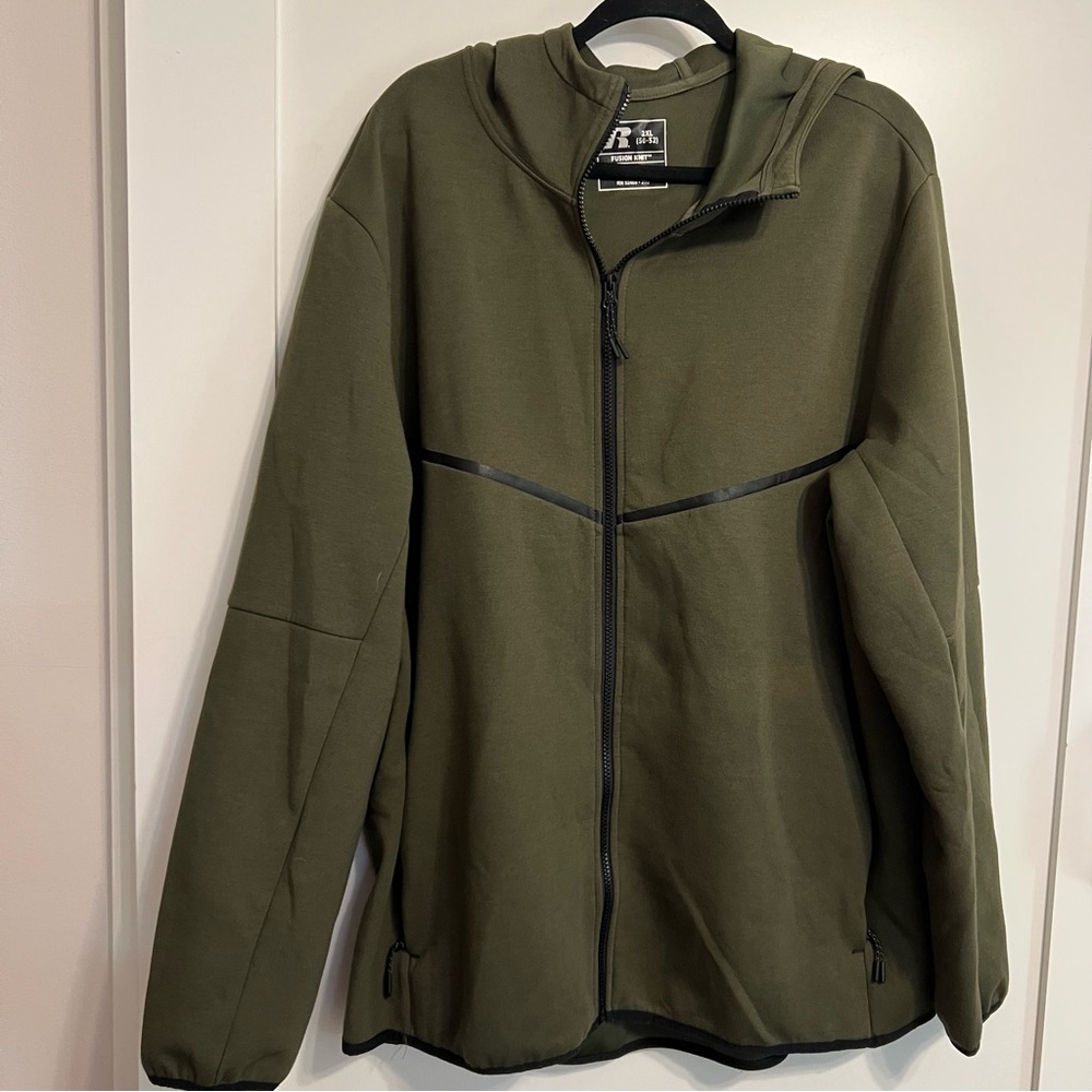 Russell Athletic Men's Green Performance Jacket